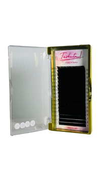 Eyelashes Tashuta Ombre Green SS 0.10 Mix 7-13 mm